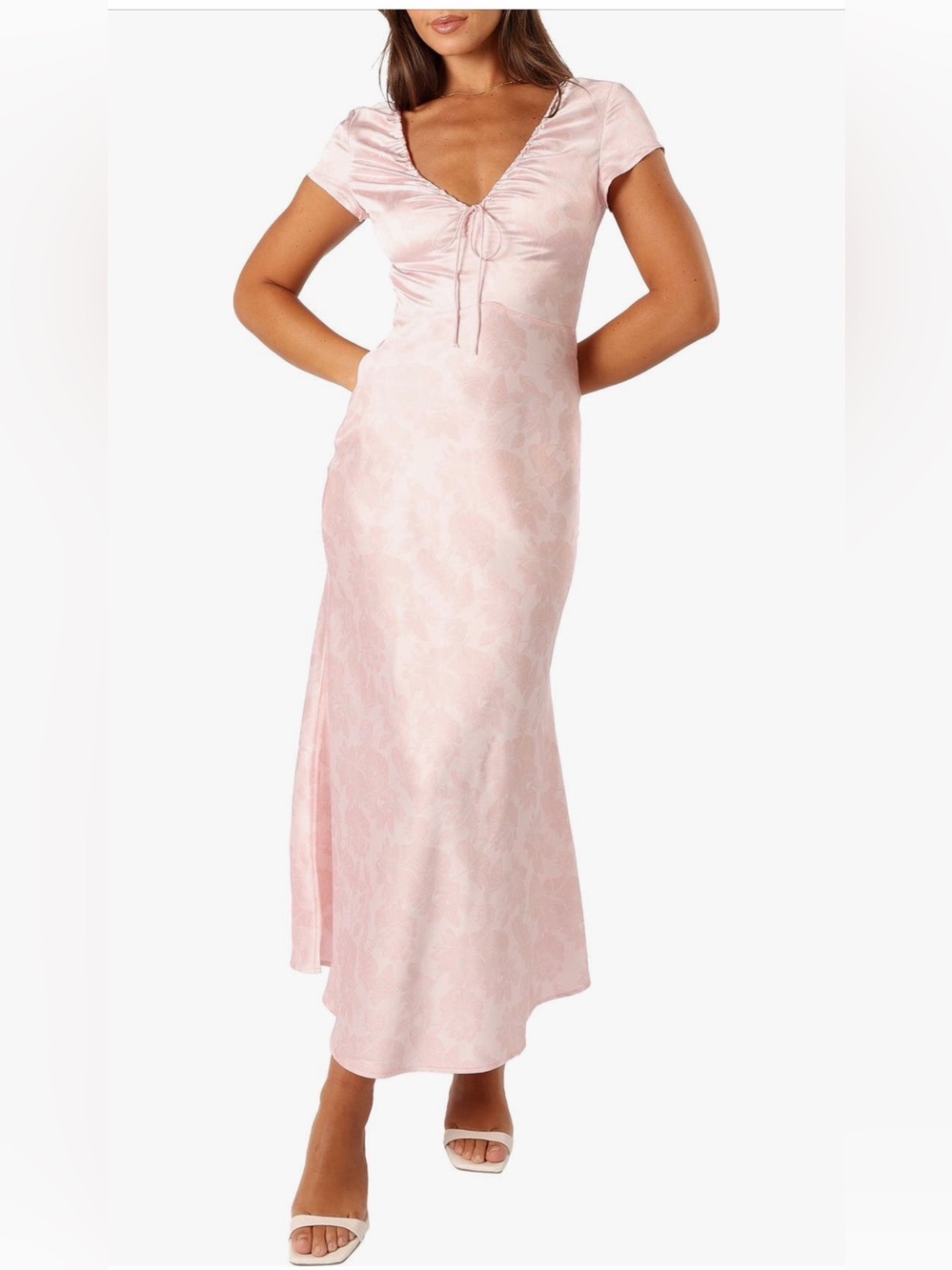 Petal & Pup Benton Satin Maxi Dress